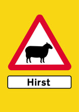 Load image into Gallery viewer, ArtistSigns - Hirst Sheep (Waiting Yellow)
