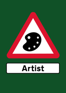 ArtistSigns - Artist Palette (Direction Green) A3