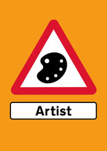 Load image into Gallery viewer, ArtistSigns - Artist Palette (Emergency Orange) A3
