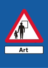 Load image into Gallery viewer, ArtistSigns Art A3 (Motorway Blue)
