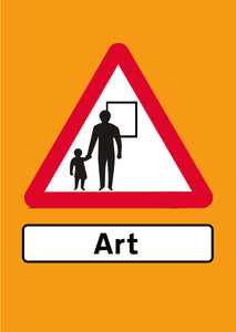 ArtistSigns - Art A3 (Emergency Orange)