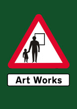 Load image into Gallery viewer, ArtistSigns - Art Works (Direction Green) A3
