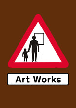 Load image into Gallery viewer, ArtistSigns - Art Works (Tourist Brown) A3
