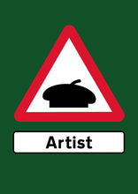 Load image into Gallery viewer, ArtistSigns - Artist Beret (Direction Green) A3
