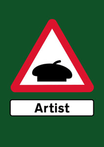 ArtistSigns - Artist Beret (Direction Green) A3