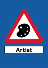 Load image into Gallery viewer, ArtistSigns - Artist Palette (Motorway Blue) A3
