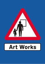 Load image into Gallery viewer, ArtistSigns - Art Works (Motorway Blue) A3
