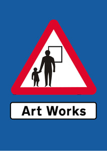 ArtistSigns - Art Works (Motorway Blue) A3