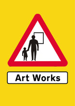 Load image into Gallery viewer, ArtistSigns - Art Works (Waiting Yellow) A3
