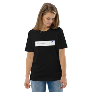 Unisex organic cotton t-shirt