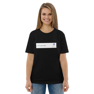 Unisex organic cotton t-shirt