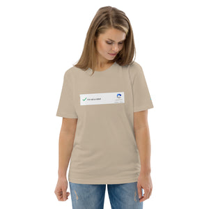 Unisex organic cotton t-shirt