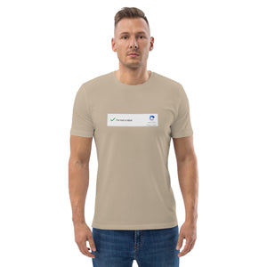 Not A Robot Unisex organic cotton t-shirt