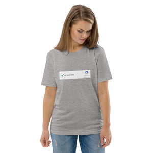 Not A Robot Unisex organic cotton t-shirt