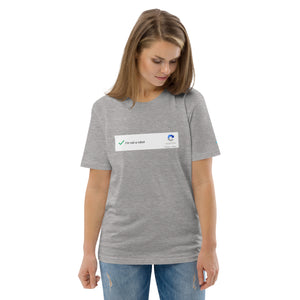 Unisex organic cotton t-shirt